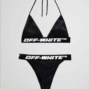 Off-White Logo Band Bikini